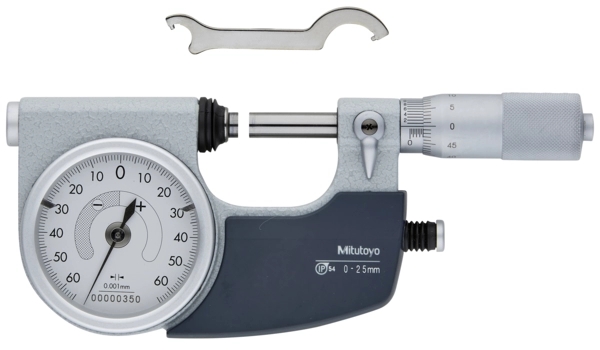 Feinzeigermessschraube, Abhebeeinrichtung rechts 0-25 mm Produktbild img1 L