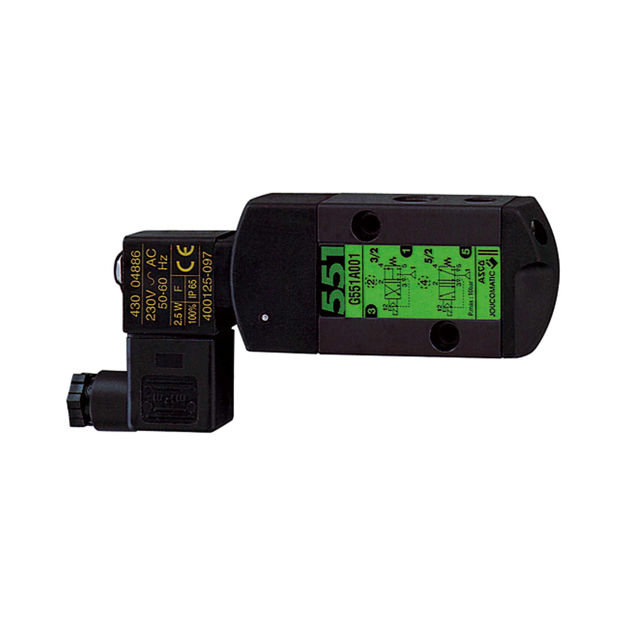 3/2-5/2-Wegeventil, NAMUR, G 1/4 (1), G 1/8 (3 + 5), 230 V, 50 Hz Produktbild img1 L