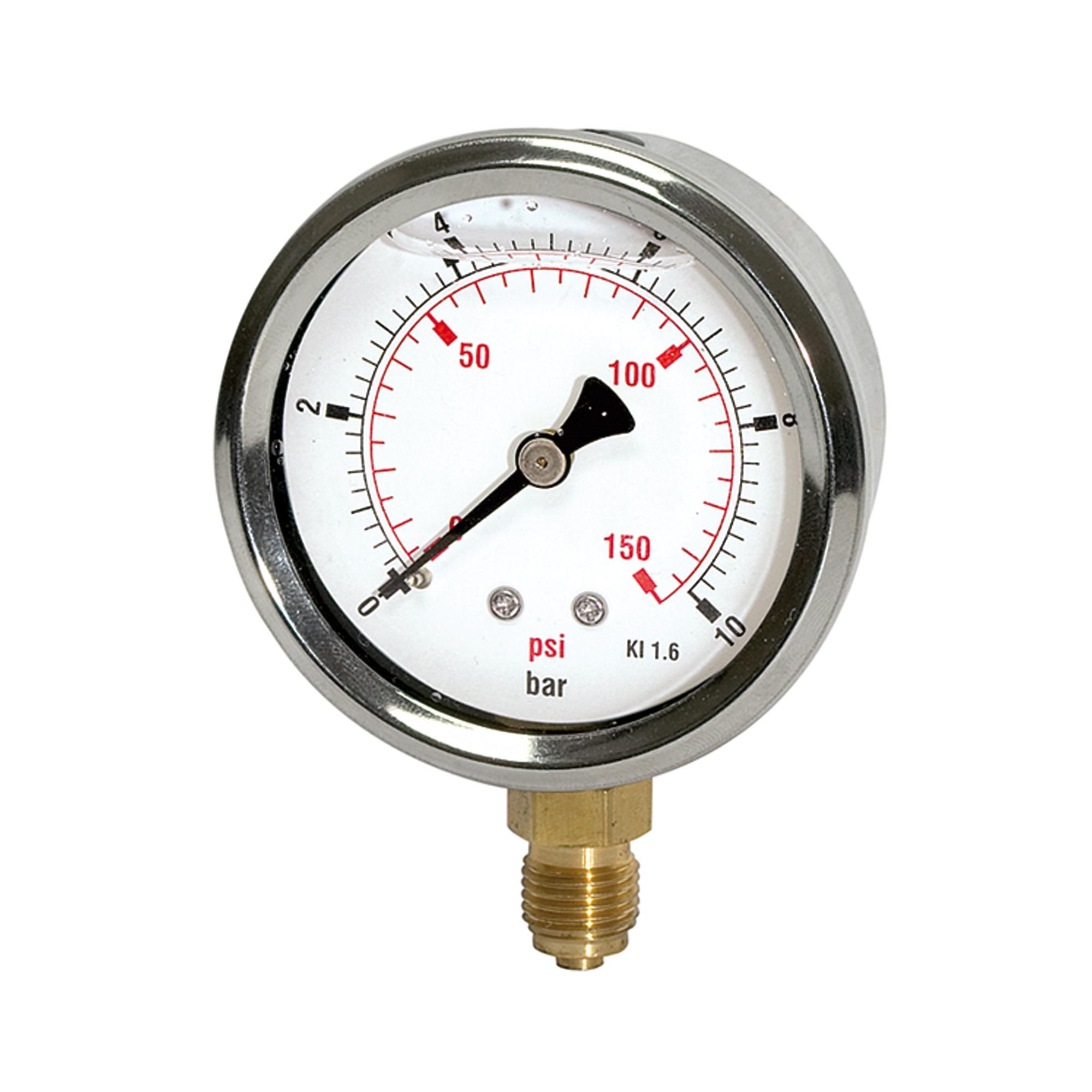 Glyzerinmano »pressure line«, G 1/4 u., 0-160,0 bar/2300 psi, Ø63 Produktbild img1 L
