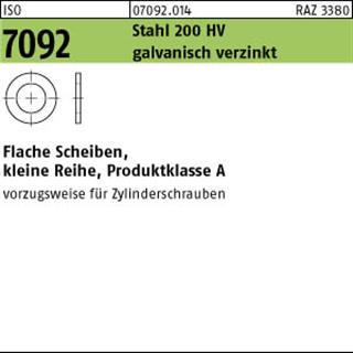 ISO 7092 St. 20 (21 x 34 x 3 ) 200 HV, galv. verzinkt gal Zn VE=S Produktbild img1 L