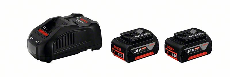 Akku Starter-Set: 2 x GBA 18 Volt, 5.0 Ah und GAL 1880 CV Produktbild img1 L