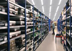 Steckregalsystem RAL 5010 enzianblau, Fachlast 150 kg Produktbild img7 L