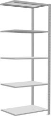 Steckregalsystem RAL 7035 lichtgrau, Fachlast 150 kg Produktbild img6 L