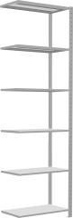 Steckregalsystem RAL 7035 lichtgrau, Fachlast 250 kg Produktbild img10 L