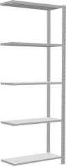 Steckregalsystem RAL 7035 lichtgrau, Fachlast 150 kg Produktbild img2 L