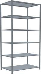 Großfach-Steckregal, verzinkt, Tragkraft 250 kg Produktbild img19 L