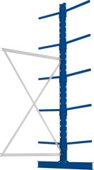 Kragarmregal META MULTISTRONG L IPE 120, Achsmaß 1330 mm, doppelseitig Produktbild img10 L