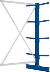 Kragarmregal META MULTISTRONG L IPE 120, Achsmaß 1330 mm, doppelseitig Produktbild img2 L