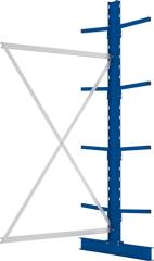 Kragarmregal META MULTISTRONG L IPE 120, Achsmaß 1330 mm, doppelseitig Produktbild img4 L