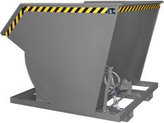 Kippbehälter BKM 2000 l B1560xT1810xH1480 mm RAL7005 Tragkraft 3000kg mit Abrollsystem Produktbild img1 L