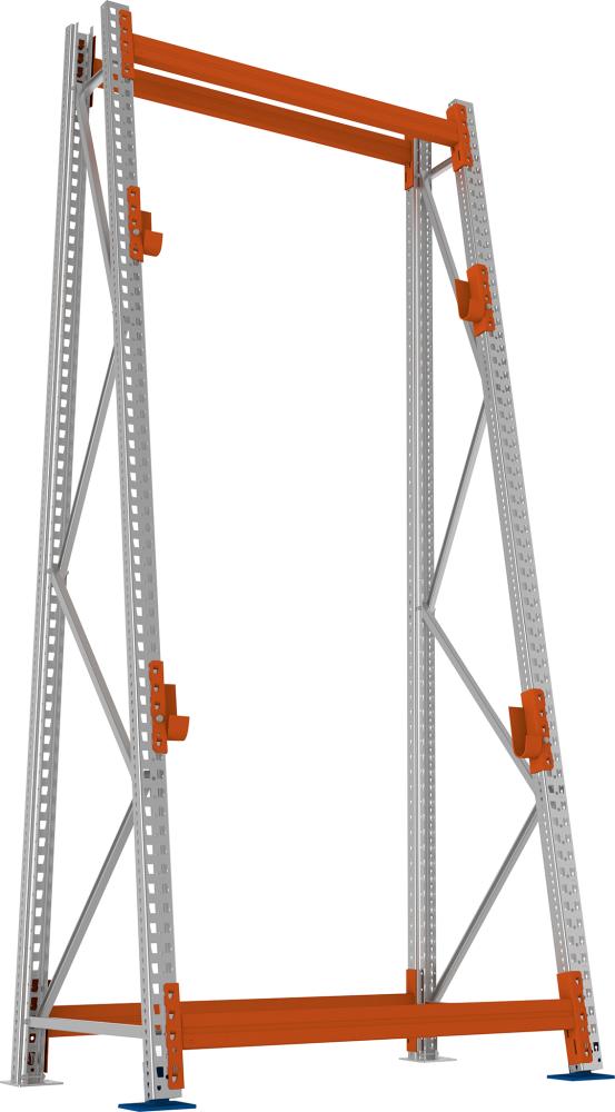 A Ständer Kabeltrommel B1300xT900xH3300 mm Grundfeld verzinkt Feldlast 1500kg Produktbild img3 L