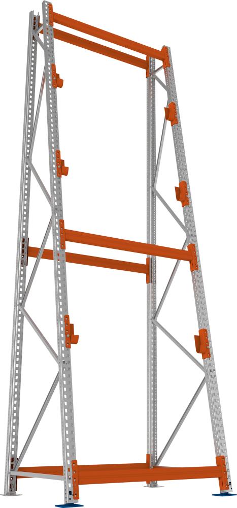 A Ständer Kabeltrommel B1300xT900xH4400 mm Grundfeld verzinkt Feldlast 2250kg Produktbild img3 L