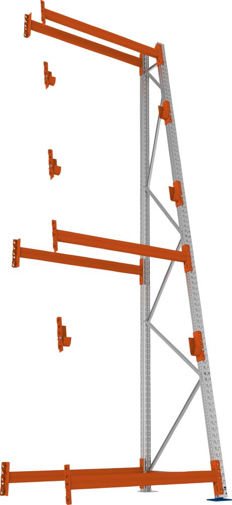 A Ständer Kabeltrommel B1300xT900xH4400 mm Anbaufeld verzinkt Feldlast 2250kg Produktbild img3 L