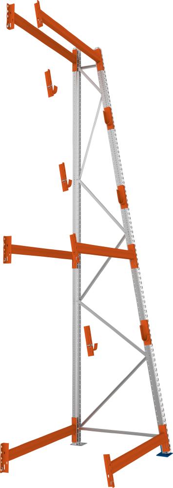 A Ständer Kabeltrommel B1300xT900xH4400 mm Anbaufeld verzinkt Feldlast 2250kg Produktbild img4 L