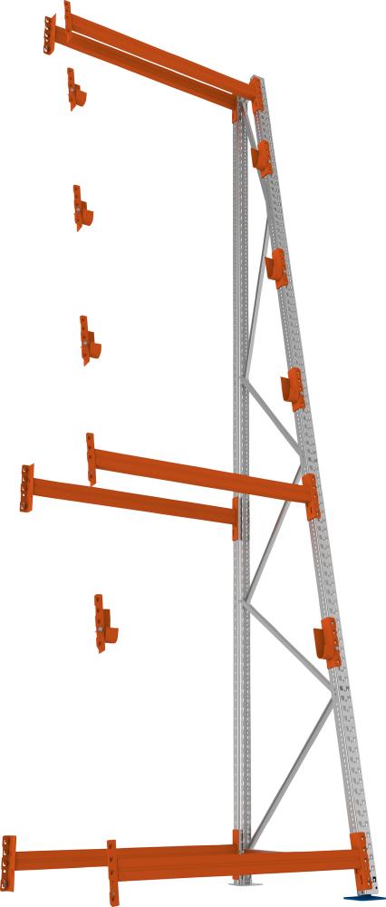 A Ständer Kabeltrommel B1300xT900xH4900 mm Anbaufeld verzinkt Feldlast 3000kg Produktbild img3 L