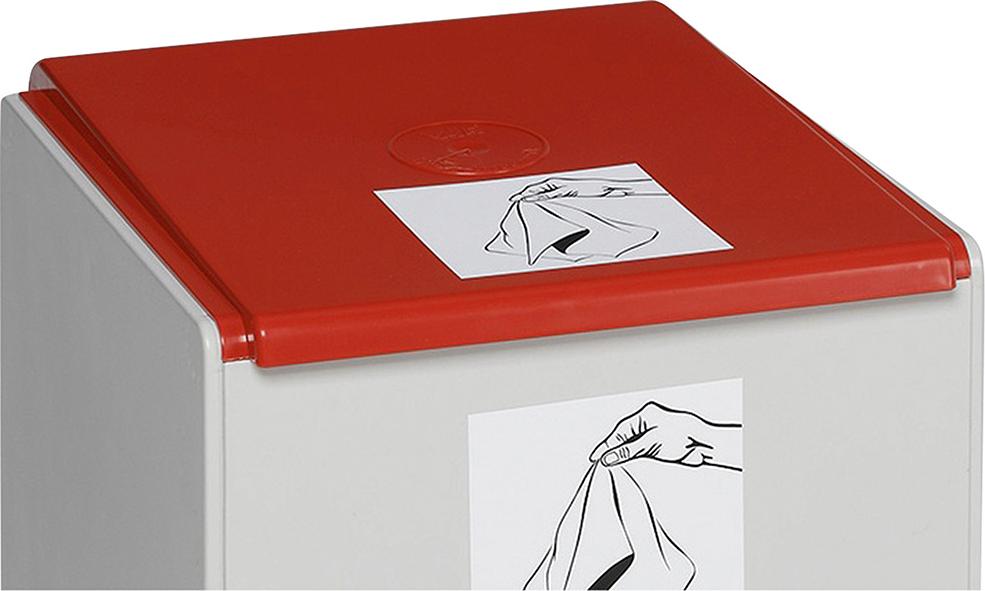 Deckel rot für Kunststoffcontainer 60 l Produktbild img2 L