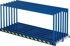 Vertikalregal RAL 5010 Blechformate 3000x1500mm Traglast/Fach 1500kg B1000xT3065xH1350mm Produktbild img1 L