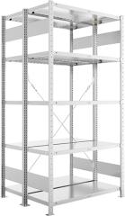 Steckregal META CLIP, Fachlast 230 kg, doppelseitig, verzinkt Produktbild img3 L