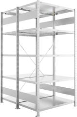 Steckregal META CLIP, Fachlast 230 kg, doppelseitig, verzinkt Produktbild img7 L