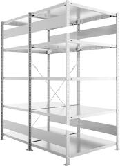 Steckregal META CLIP, Fachlast 230 kg, doppelseitig, verzinkt Produktbild img9 L