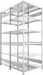 Steckregal META CLIP, Fachlast 230 kg, doppelseitig, verzinkt Produktbild img19 L