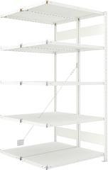 Steckregal META CLIP, Fachlast 230 kg, doppelseitig, RAL 7035 Produktbild img6 L