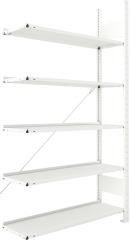 Büro-Steckregal META COMPACTeinseitig, RAL 7035 lichtgrau Produktbild img4 L