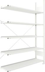 Büro-Steckregal META COMPACTeinseitig, RAL 7035 lichtgrau Produktbild img6 L