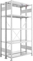 Steckregal META CLIP, Fachlast 230 kg, doppelseitig, verzinkt Produktbild img1 L