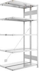Steckregal META CLIP, Fachlast 230 kg, doppelseitig, verzinkt Produktbild img2 L