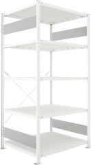 Steckregal META CLIP S3 mit META MULTI STABIL® 230 II Böden, RAL 7035 lichtgrau Produktbild img9 L