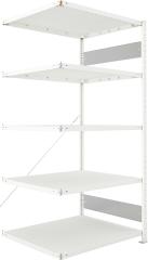 Steckregal META CLIP S3 mit META MULTI STABIL® 230 II Böden, RAL 7035 lichtgrau Produktbild img10 L