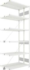Steckregal META CLIP S3, Fachlast 100 kg, RAL 7035 lichtgrau Produktbild img2 L