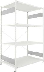 Steckregal META CLIP S3, Fachlast 230 kg, RAL 7035 lichtgrau Produktbild img20 L