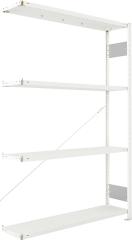 Steckregal META CLIP S3, Fachlast 230 kg, RAL 7035 lichtgrau Produktbild img2 L