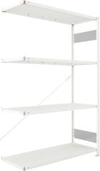 Steckregal META CLIP S3, Fachlast 230 kg, RAL 7035 lichtgrau Produktbild img6 L