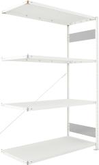 Steckregal META CLIP S3, Fachlast 230 kg, RAL 7035 lichtgrau Produktbild img8 L