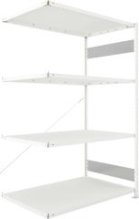 Steckregal META CLIP S3, Fachlast 230 kg, RAL 7035 lichtgrau Produktbild img10 L