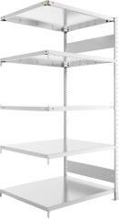 Steckregal META CLIP, mit Längsriegeln, Fachlast 230 kg, verzinkt Produktbild img10 L