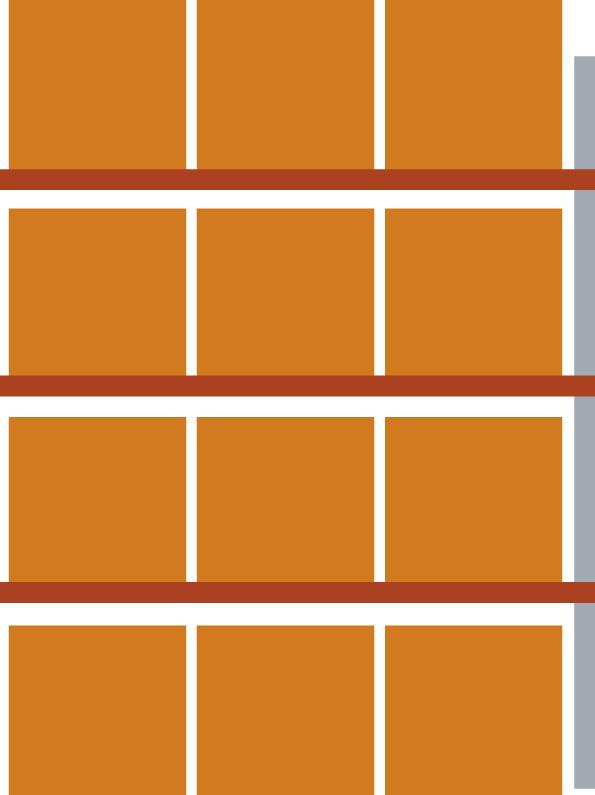 Palettenregal MULTIPAL B2700xT1100xH4400 mm Anbaufeld 12 Plätze Fachlast 1440 kg Produktbild img2 L