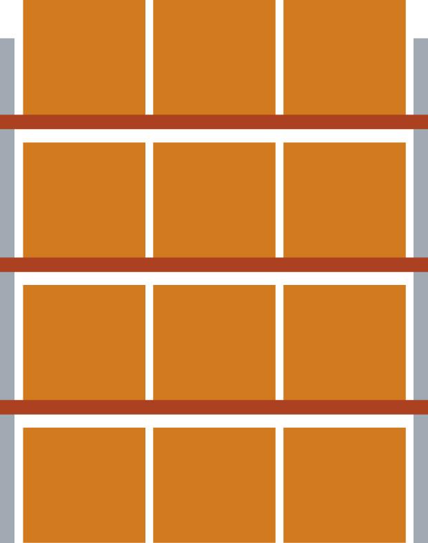 Palettenregal MULTIPAL B2700xT1100xH3300 mm Grundfeld 12 Plätze Fachlast 2380 kg Produktbild img2 L