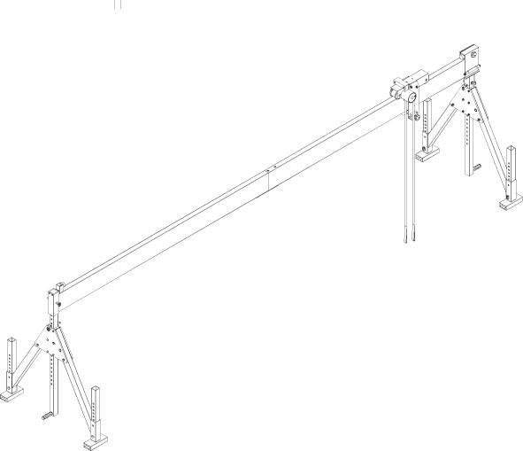 Aluportalkran stationär H1249-2349 mm 1500 kg TL 6000 mm Alu-Einzel-Träger Produktbild img6 L