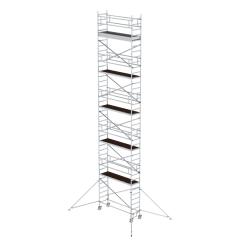 Rollgerüst m. Auslegern Plattform B2450xT750 mm Plattformhöhe 10,35 m Arbeitshöhe bis 12,35 m Produktbild img1 L