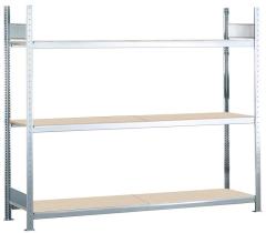 Weitspann-Komplettregal mit Spanplatte Produktbild img6 L