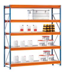 Weitspannregal, Holm Typ Z, mit Spanplatten Produktbild img5 L