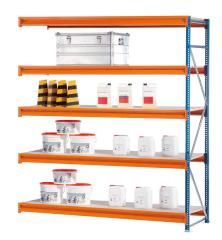 Weitspannregal, Holm Typ Z, mit Spanplatten Produktbild img16 L