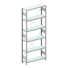 Steckregal META CLIP, Fachlast 100 kg, verzinkt Produktbild img1 L