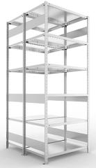 Steckregal META CLIP, doppelseitig, Fachlast 100 kg, verzinkt Produktbild img3 L