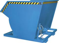 Kippbehälter BKM 2000 l B1560xT1810xH1480 mm RAL5012 Tragkraft 3000kg mit Abrollsystem Produktbild img1 L