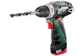 Akku-Bohrschrauber PowerMaxx BS Basic (600080500) Kunststoffkoffer; 12V 2x2Ah Li-Power + LC 40 Produktbild